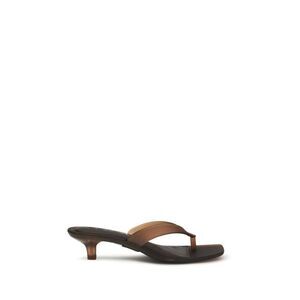 Senso Brown Pvc Flat Women's Sandals